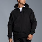 Sweatjacke mit Kapuze schwarz | XXXL | TRIGEMA