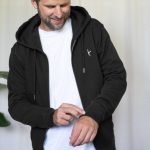 fux Sweatjacke schwarz