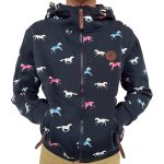 Mädchen Sweatjacke mit Pferdemotiv "Julia" – Springstar 2048