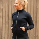 Damen Sweatjacke mit Stehkragen "Lynn" XS