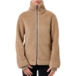 Jacke Damen Teddy Fleece Jacket Sand Kollektion