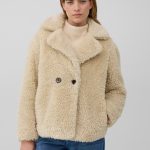 Teddy Jacke mit Eingrifftaschen Sandstein | s.Oliver