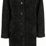 Teddymantel Damen Teddyfell Kurzmantel Damen Jacke Mantel Teddyfell Schwarz Teddy Mantel "C Caylina"