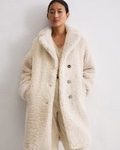 Teddymantel relaxed aus recyceltem Polyester beige | Mäntel | MARC O'POLO