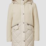 Kurzer Teddymantel im Fabricmix Helles beige | s.Oliver