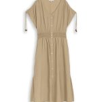 Tom Tailor Midi Kleid mit Knopfleiste Damen | Modehaus Ramelow