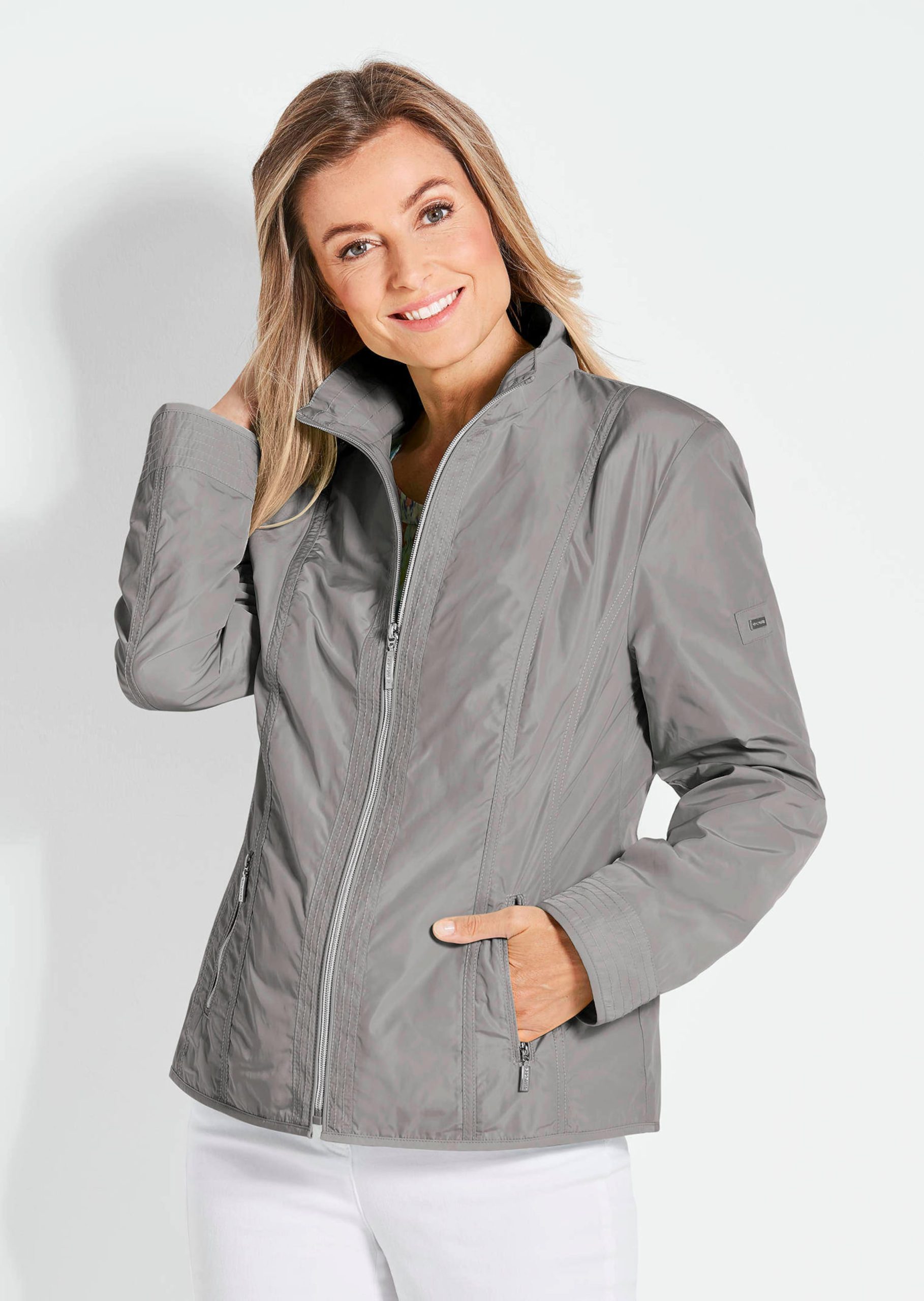 uebergangsjacke-720dxj.jpg Modische Übergangsjacke in grau | GOLDNER – Bild 1
