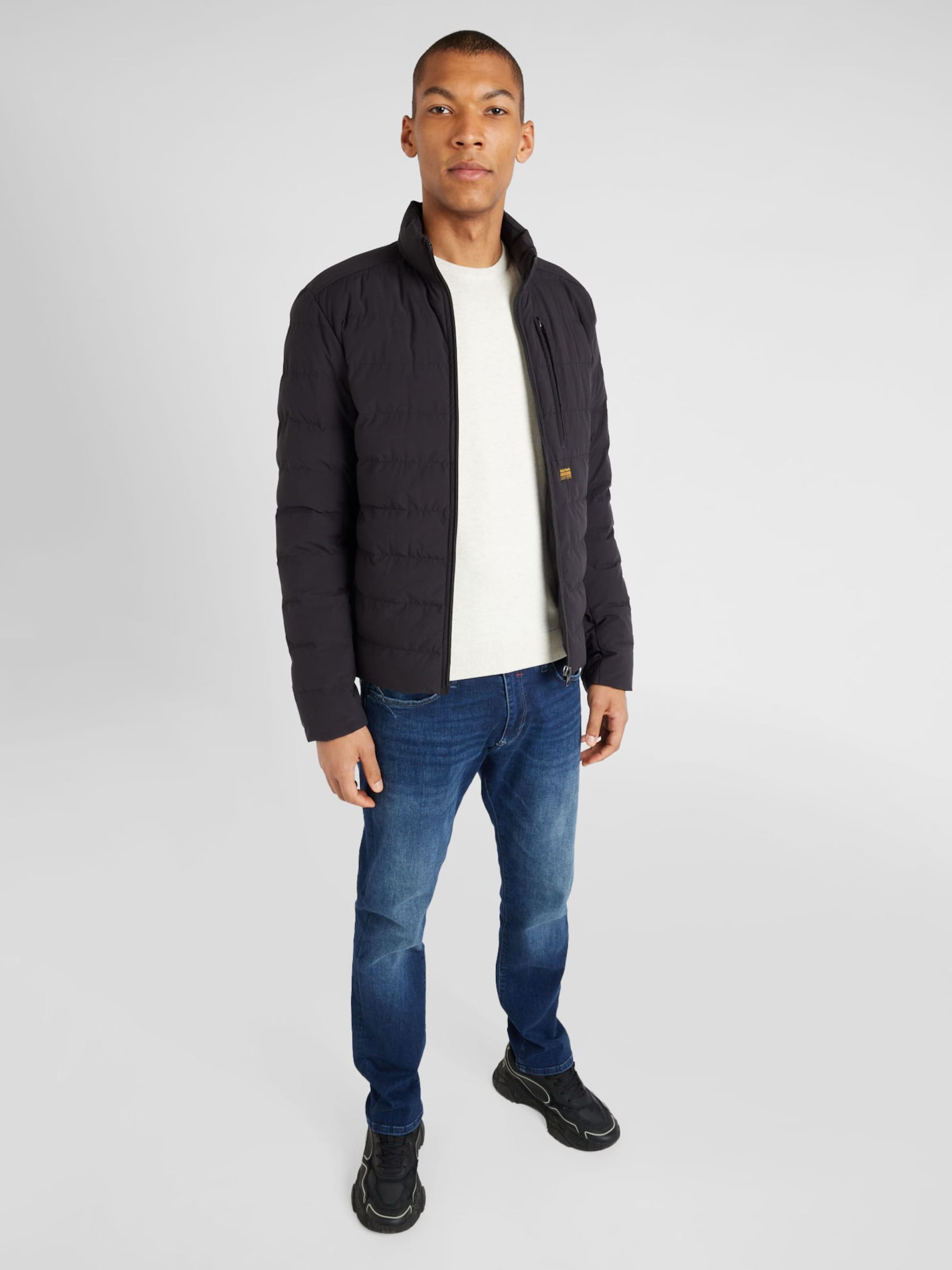 uebergangsjacke-herren-658rwk.jpg G STAR Übergangsjacke 'Foundation' in Schwarz | ABOUT YOU – Bild 1