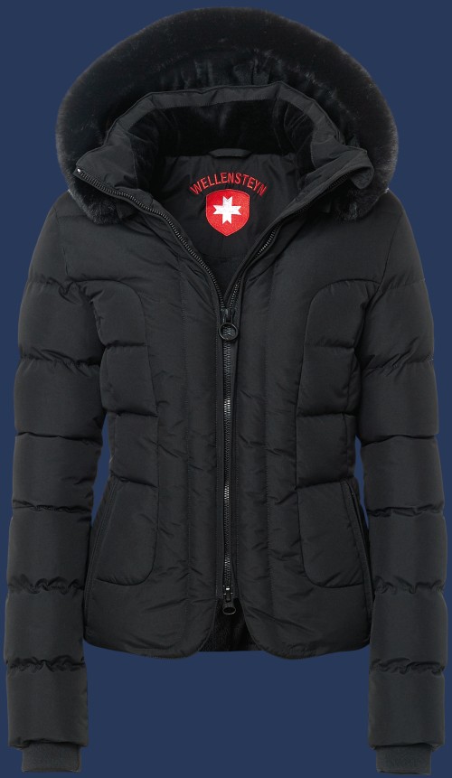 wellensteyn-winterjacke-damen-742qrw-1.jpg Wellensteyn Belvitesse Short, PolyAirLite, Schwarz – Bild 1