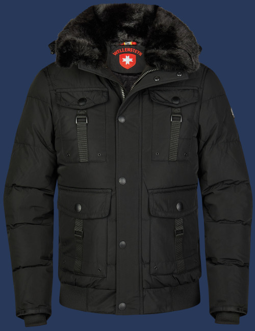 wellensteyn-winterjacke-herren-899xeu-1.jpg Wellensteyn Leuchtcraft Blouson, HaHeMeAirTec, Schwarz – Bild 1