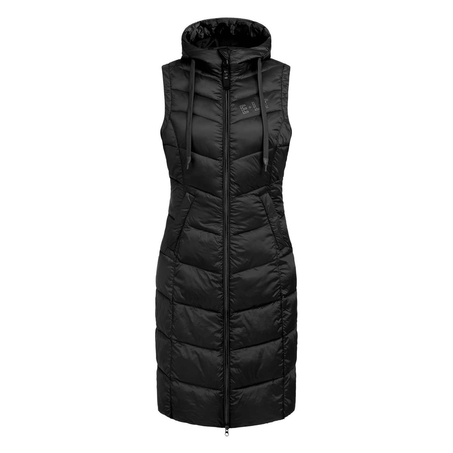 westen-damen-416nyr-1.jpg ELT Ostende Lightweight Longweste Damen schwarz, XXS – Bild 1