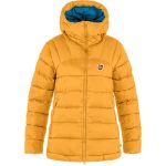 Fjällräven Expedition Mid Winter Jacket Damen Winterjacke mustard yellow un blue