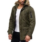 Herrenjacken Herren Winterjacke Mit Fellkragen Herren Jacke Mit Fellkragen Winter Jacke Herren Parka Mantel Anorak