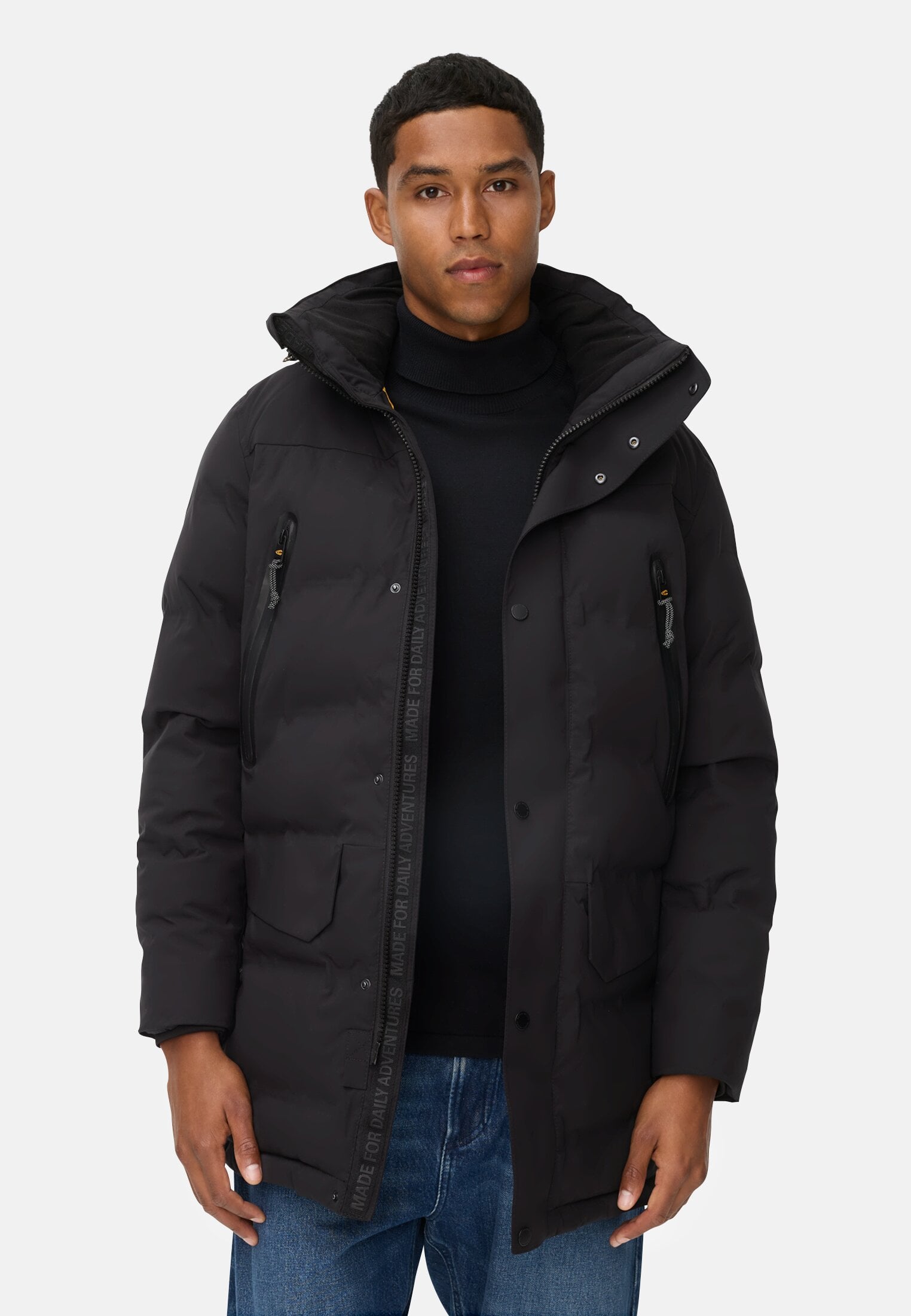 winter-jacken-herren-646gbe-1.jpg Steppjacken Winter Doppeljacke Herren Kapuze Elegante Winterjacken Herren Warme Steppjacke Winter Herren – Bild 1