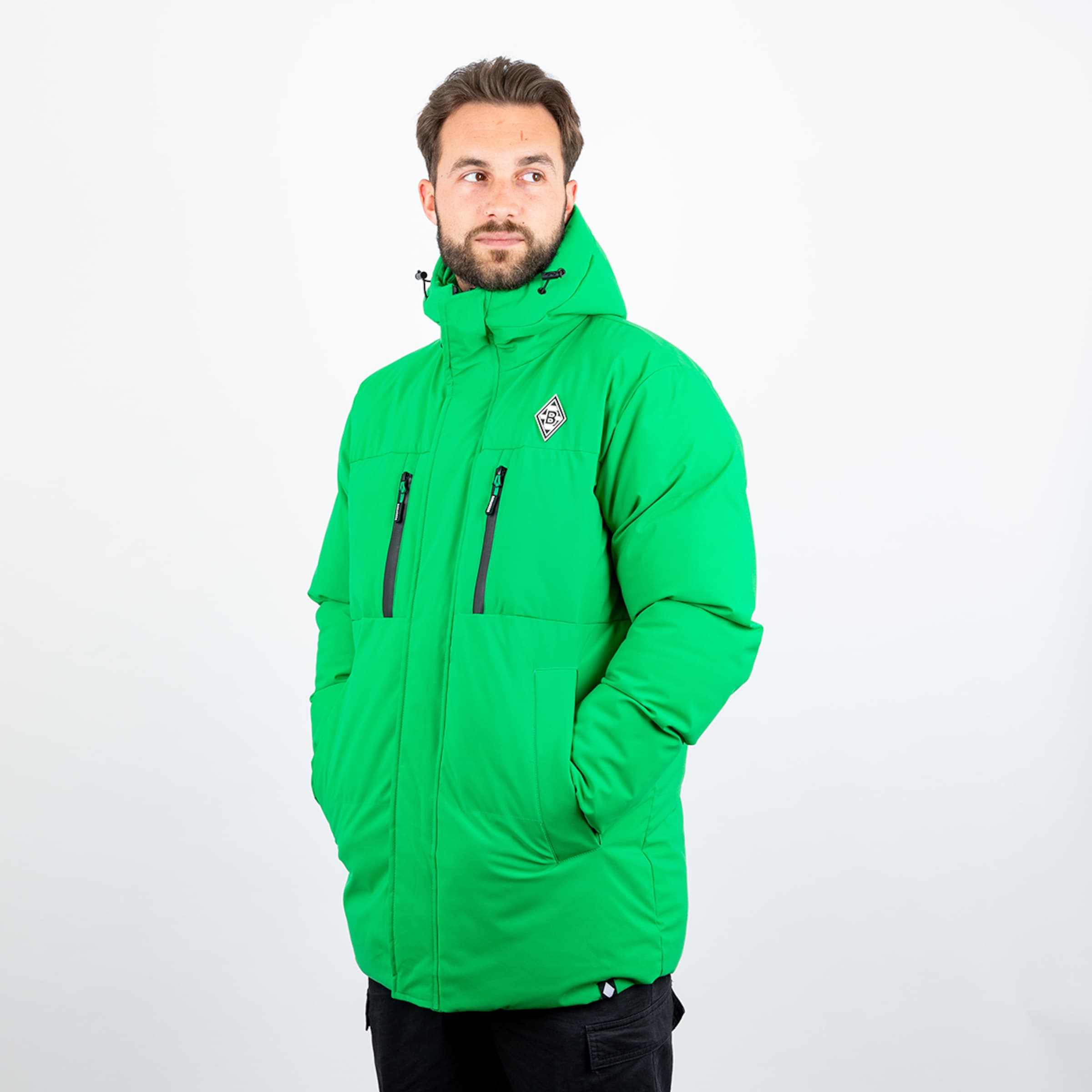 winterjacke-995hix-1.jpg FohlenShop | Winterjacke mit Kapuze in grün online kaufen – Bild 1