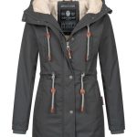 Navahoo Damen Winterjacke Ireliaa in anthrazit