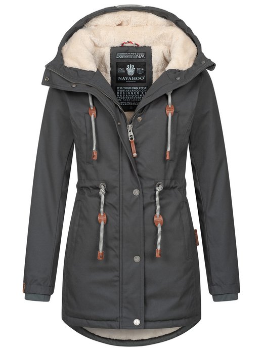 winterjacke-damen-407tvx-1.jpg Navahoo Damen Winterjacke Ireliaa in anthrazit – Bild 1