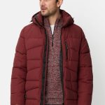 Winterjacke für Herren in Dunkelrot | camel active