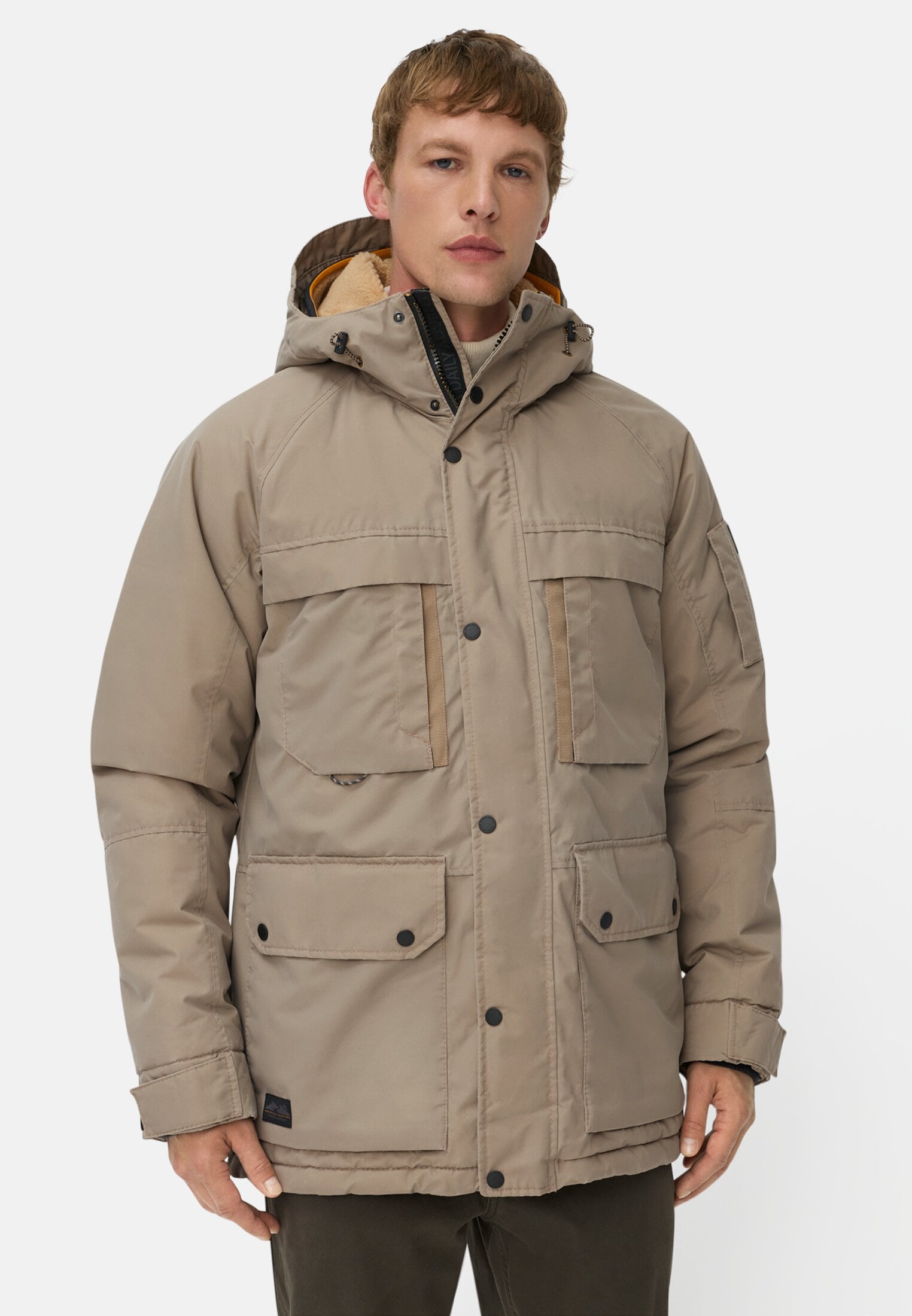 winterjacke-herren-366sbg-1.jpg Winterjacke für Herren in Beige | camel active – Bild 1