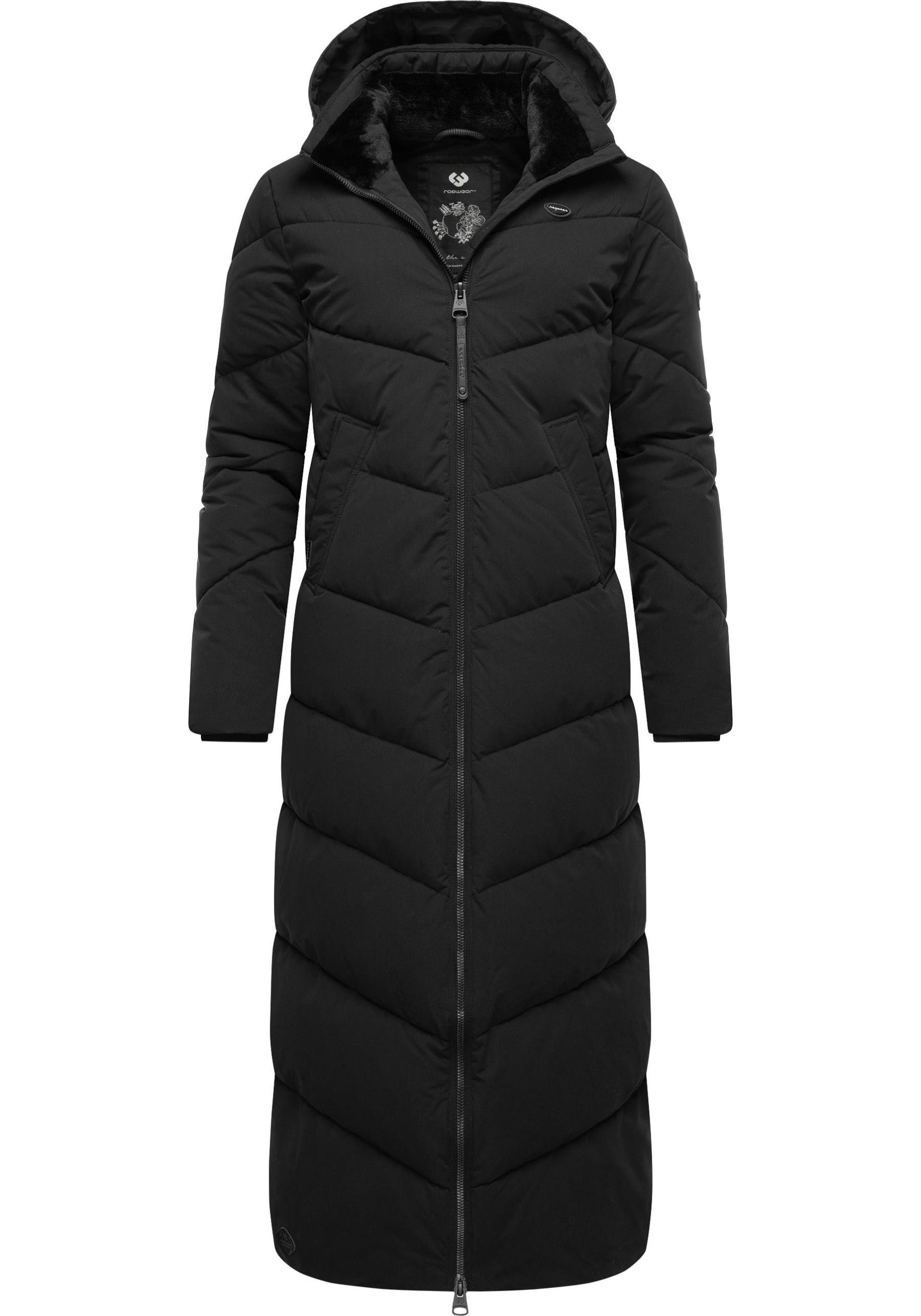 wintermantel-111iip-1.jpg Ragwear Wintermantel Rebelka Extralong wasserdichter Winterparka mit abnehmbarer Kapuze – Bild 1