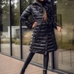 Mantel Jacke Wolle Kapuze Coat Lange Wollmantel Mit Kapuze Trenchcoat Mantel Damen Winter